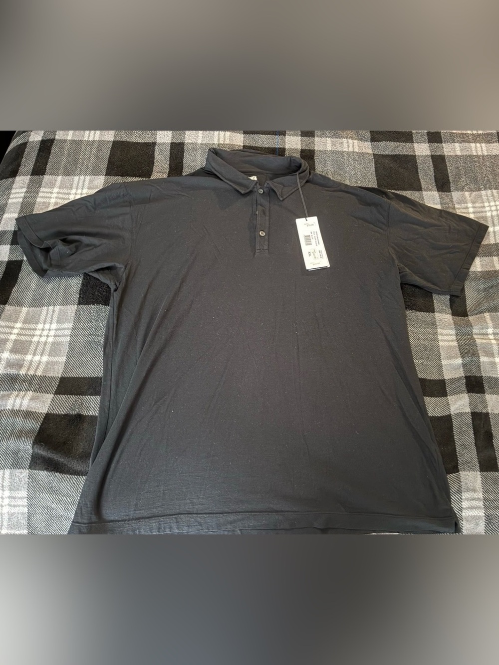Size XXL - C.P. CP Company Black Cotton Polo Shirt